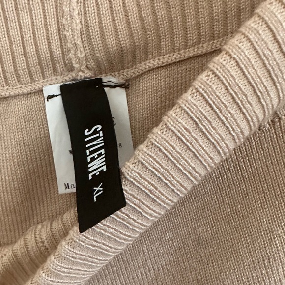 STYLEWE Long Knitted Pants, Women’s Size XL, Beige *NWOT - Picture 11 of 11